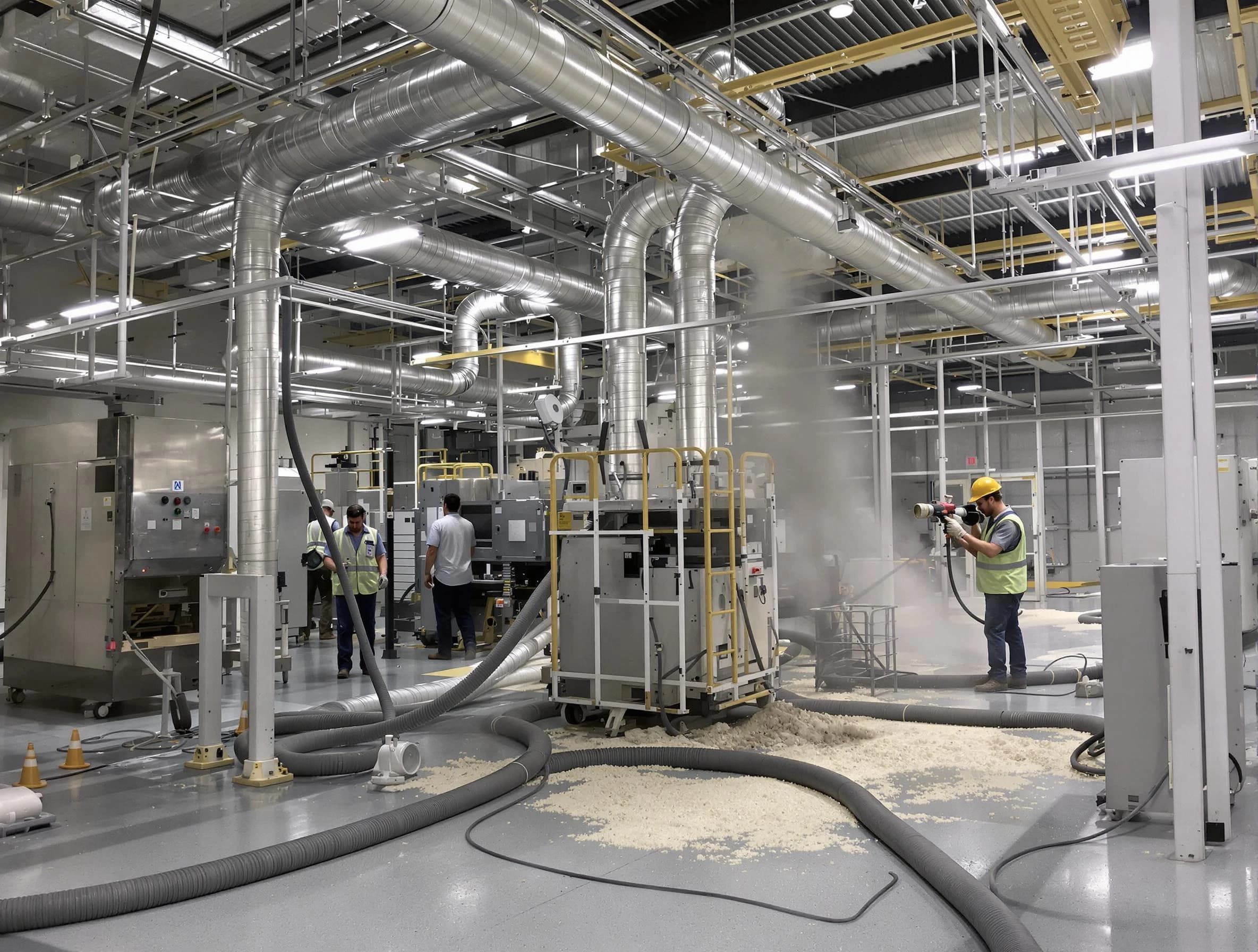 Heavy-duty industrial duct cleaning by South Strabane Air Duct Cleaning in South Strabane