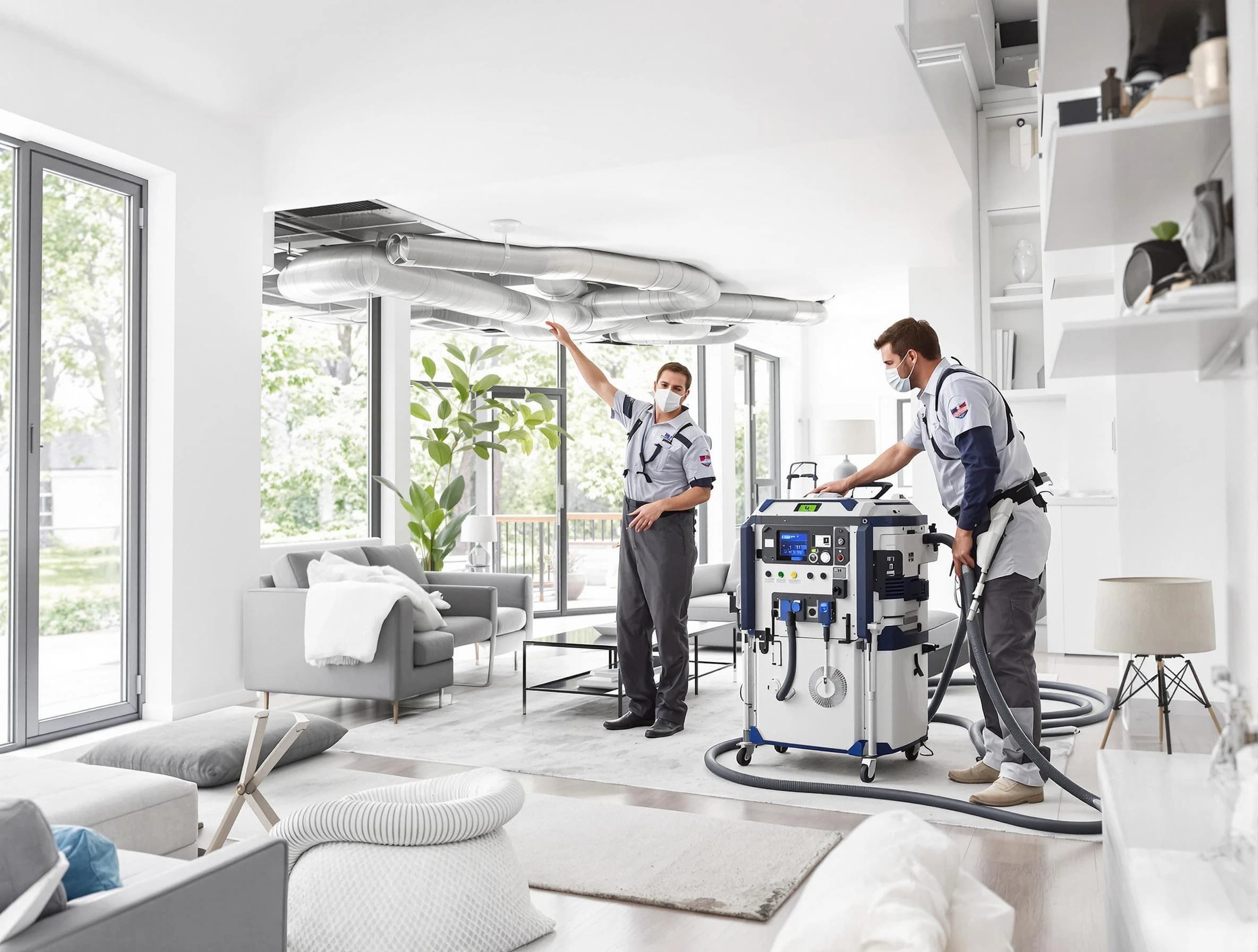 South Strabane Air Duct Cleaning professional conducting pure air duct cleaning with state-of-the-art equipment in South Strabane