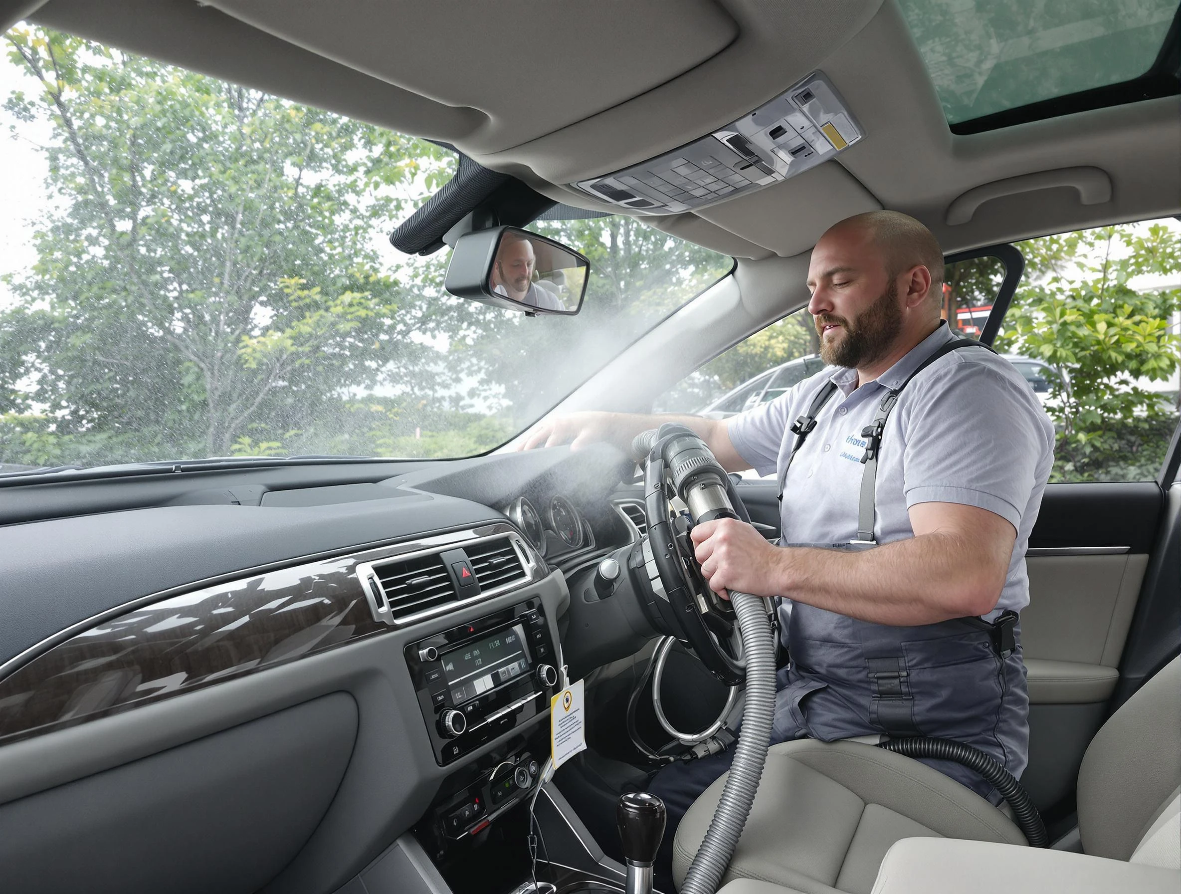 South Strabane Air Duct Cleaning specialist performing professional car duct cleaning in South Strabane